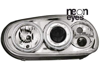Phares VW Golf IV Angel Eyes Ice CCFL