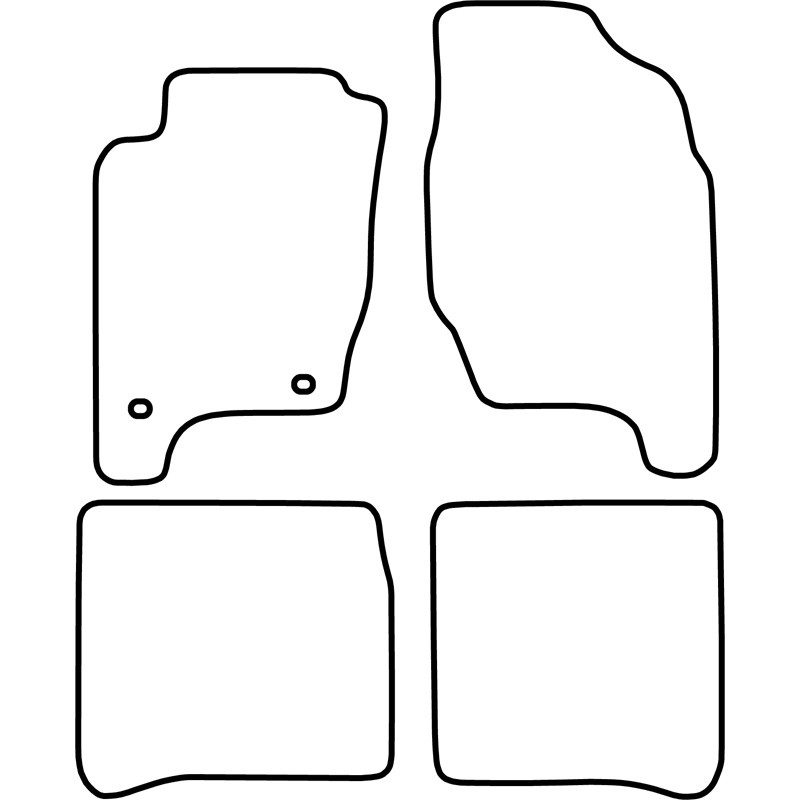Set de tapis de sol sur mesure pour Toyota Carina E 1992-1997