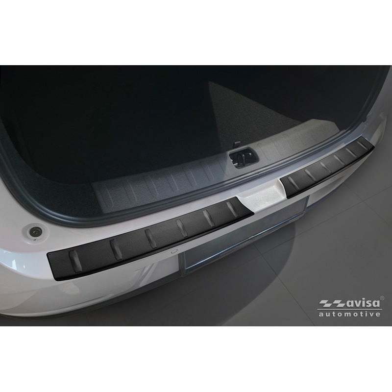 Avisa Protection de Seuil de Coffre Acier Inox sur mesure pour Leapmotor C10 2024- - Noir Mat - 2 pièces