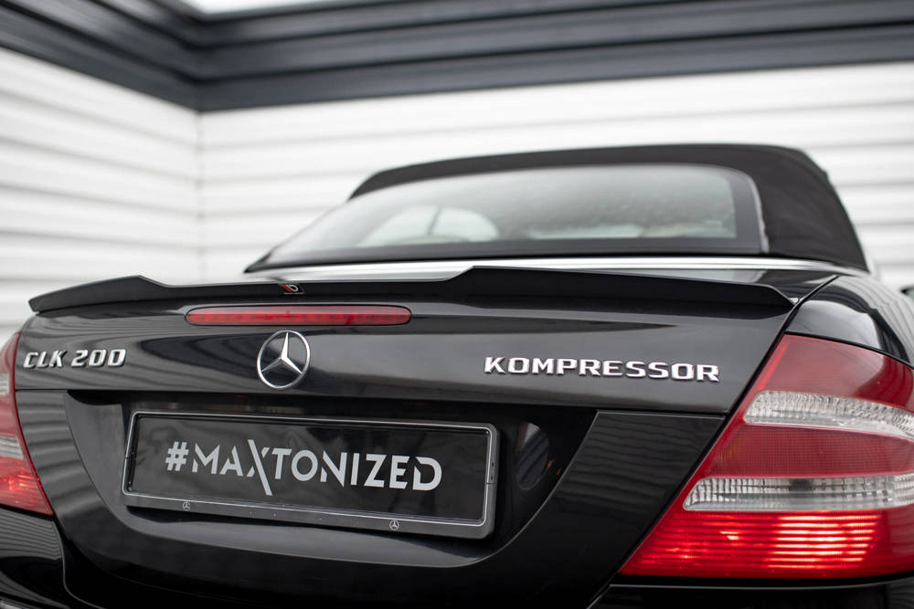 Spoiler Mercedes-Benz CLK W209 2002 - 2005 Maxton Glans Zwart