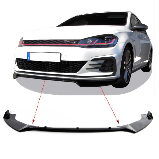 Voorspoiler VW Golf 7 GTI 2012 - 2018