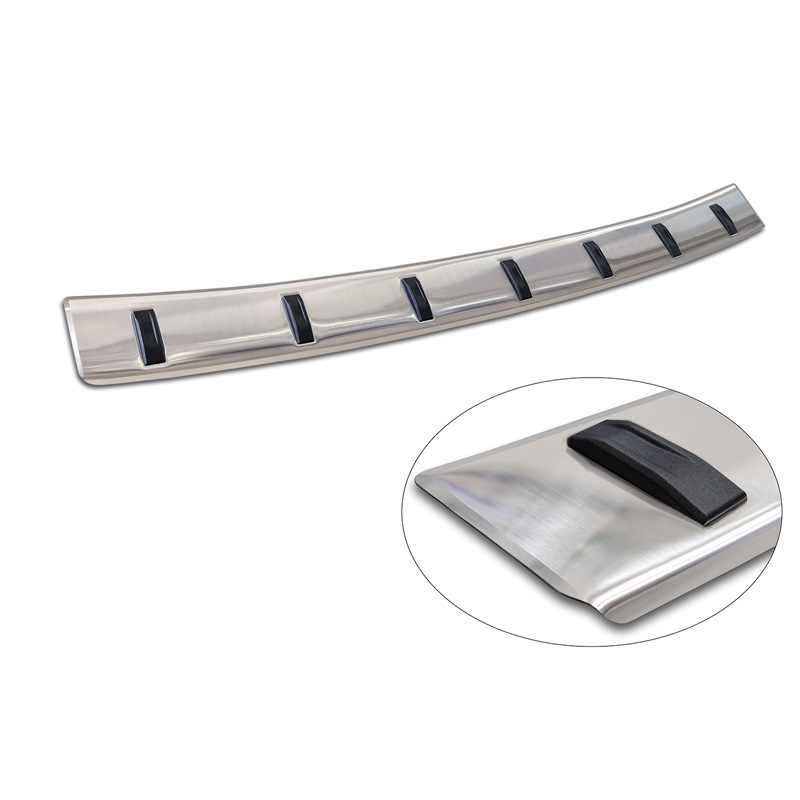 Avisa Protection de seuil arrière inox sur mesure pour Volkswagen Touran III 2015- incl. R-Line 'STRONG EDITION'