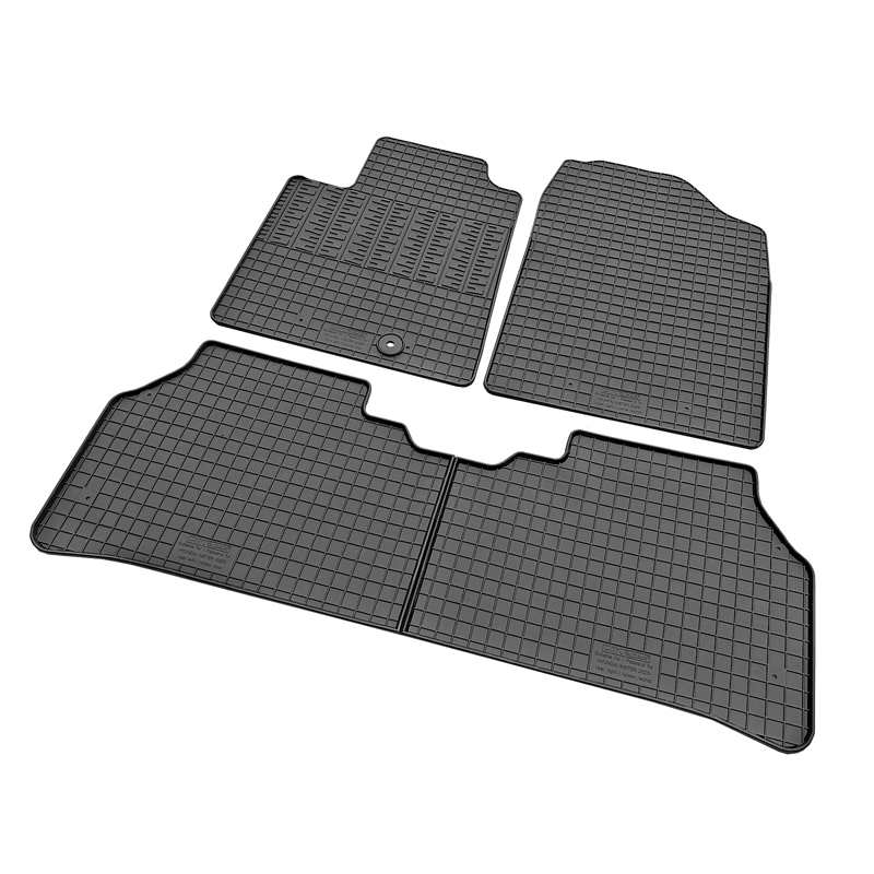 CIKCAR Set tapis de caoutchouc sur mesure pour Hyundai Inster EV (AX1) 2024- (3-pièces + points de fixage)