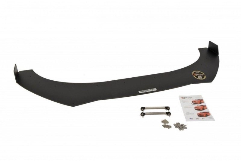 Voorspoiler V.2 Audi TT RS 8J Glanzend Zwart