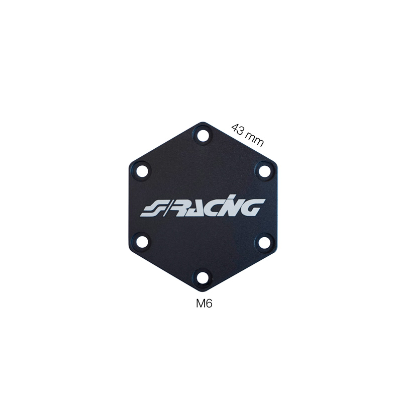 Simoni Racing Couverture de klaxon pour volant sport - Aluminium