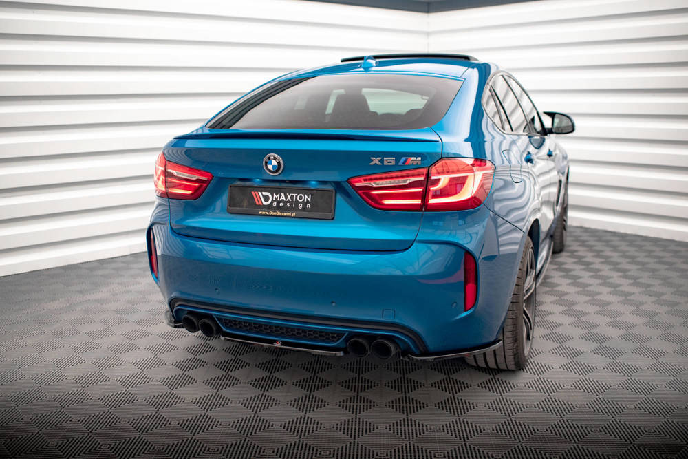 Diffuser passend voor BMW X6M F86 Maxton Glans Zwart