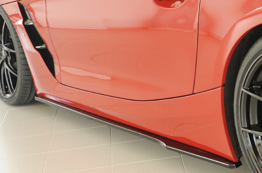 Zijskirts BMW Z4 G4Z/G29 roadster Rieger glans zwart