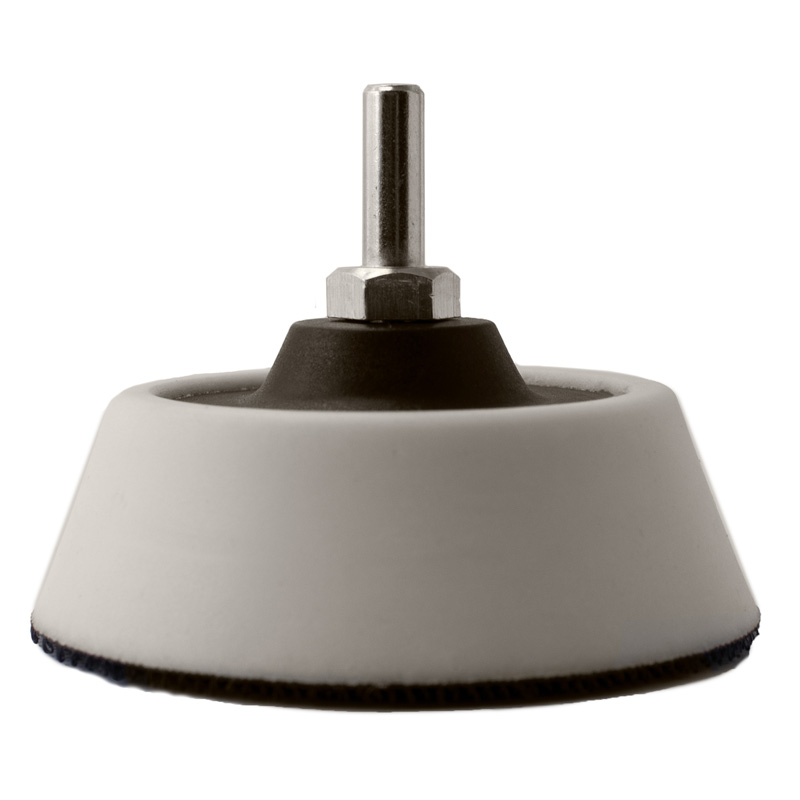 Plateau blanc 70mm high profile pour perceuse sans fil (tampons de polissage de 75-95mm)
