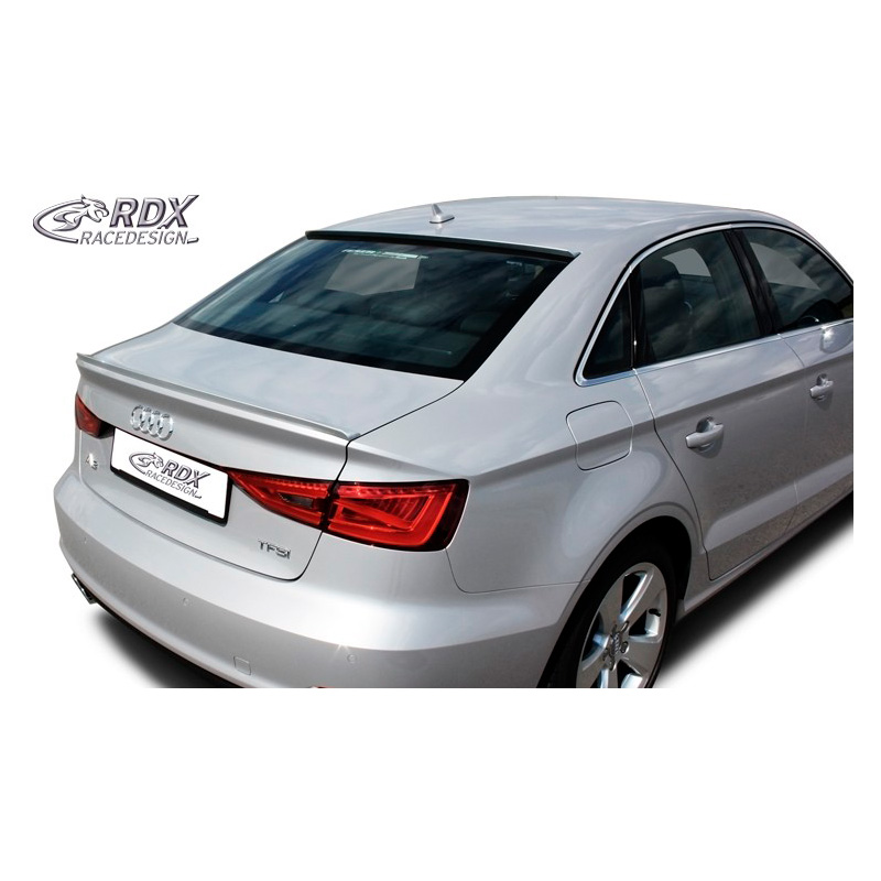 Lèvre becquet de toit sur mesure pour Audi A3 8V Sedan 2012- (ABS)