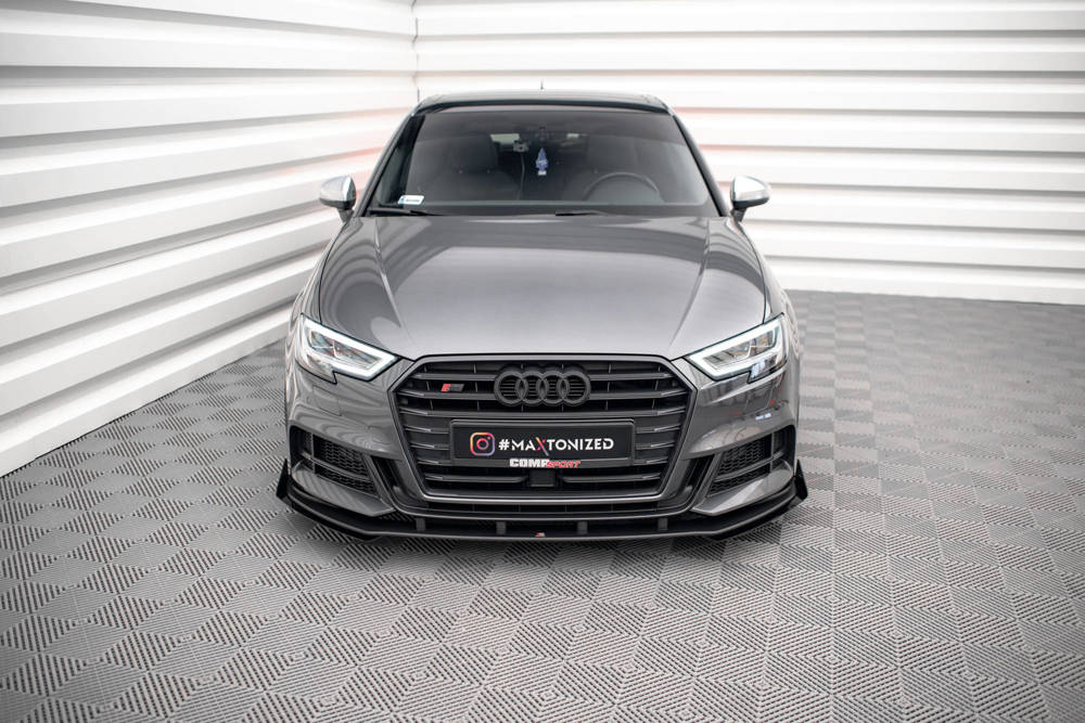 Voorspoiler met Canards Street Pro Audi S3 Sportback 8V FL Maxton
