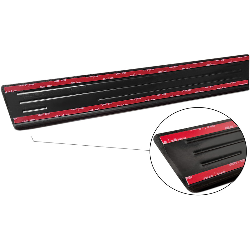 Seuils de portes inox noir sur mesure pour Citroën C4 III 2020- & C4 X 2022- 'Special Edition' - 4-pièces