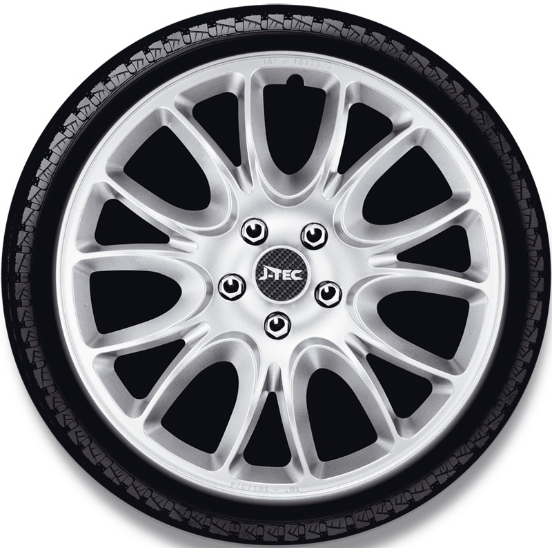Jeu d'enjoliveurs J-Tec Hero 14-inch argent