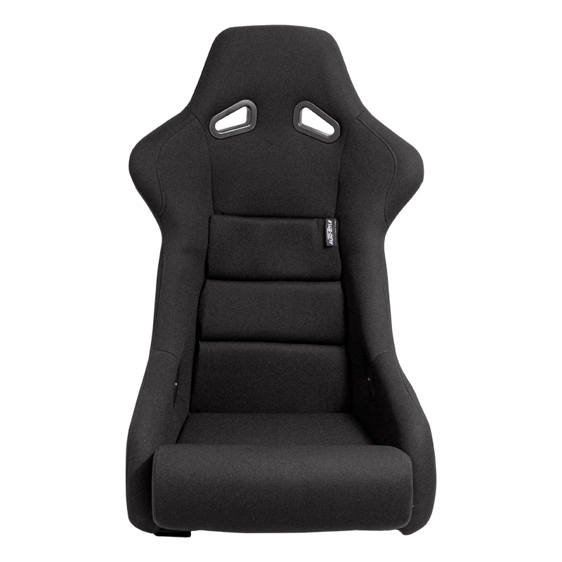 Siège baquet 'BS1' - Noir - Dossier fixe en polyester - incl. glissières