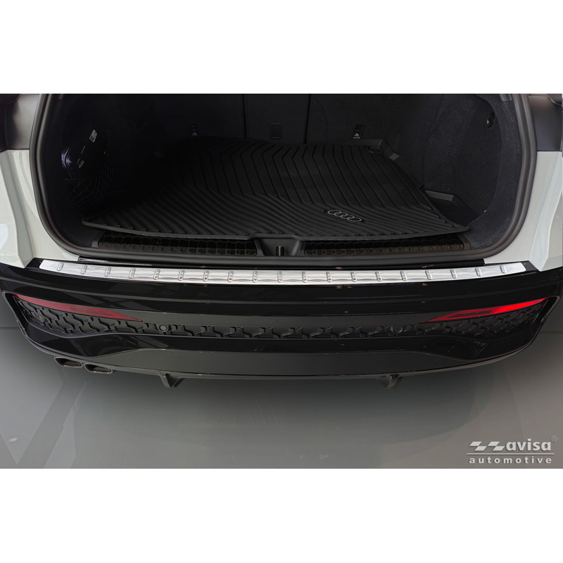Avisa Protection de seuil arrière inox sur mesure pour Audi Q5 (GUB) 2025- 'Ribs'
