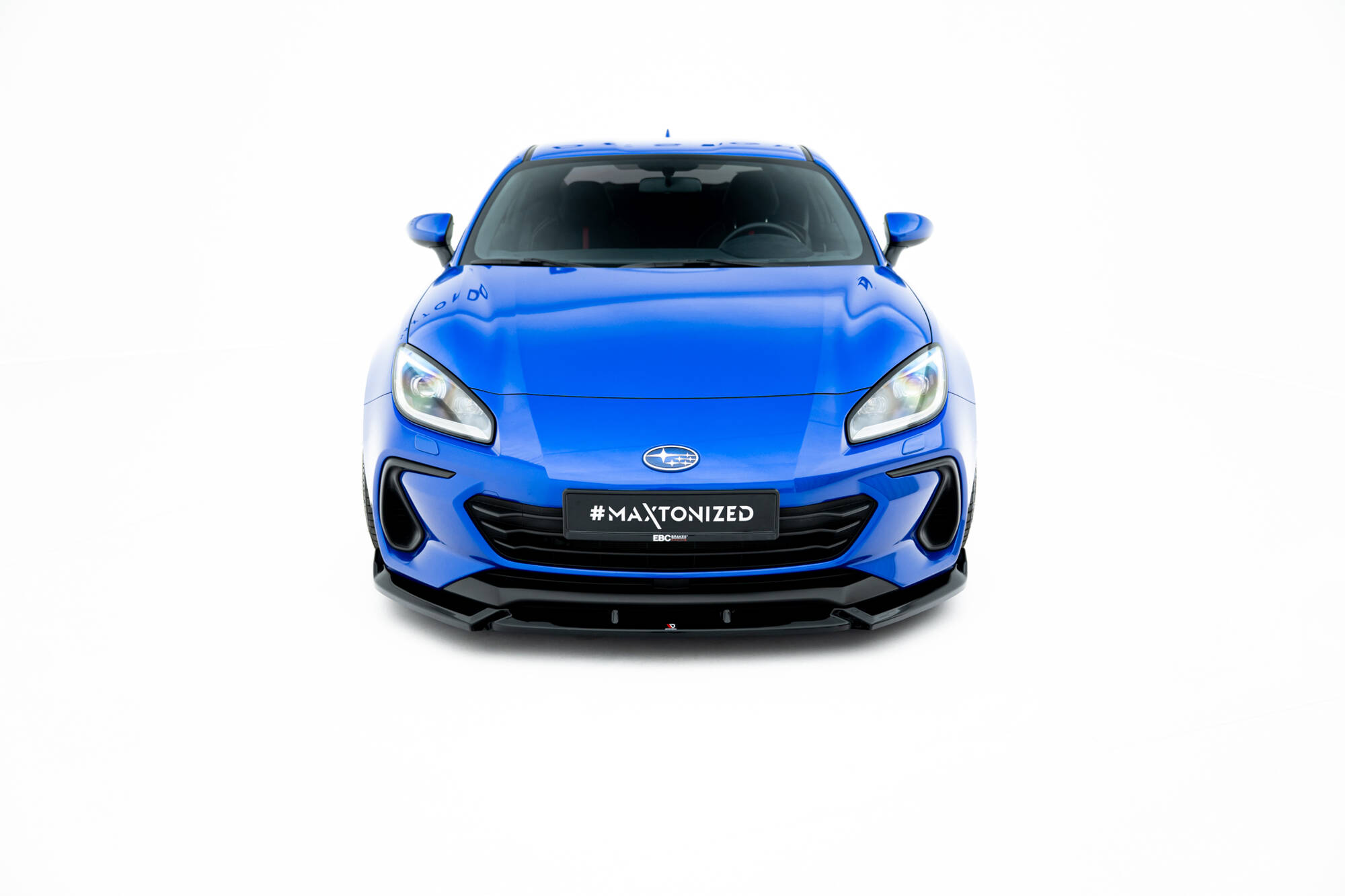 Voorspoiler V.1 Subaru BRZ MK2 Maxton Glanzend zwart