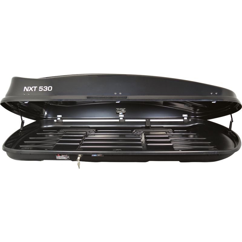 Coffre de toît Twinny Load NXT 530 Litre Noir-Luisant 201x90x40cm (Recto-Verso)