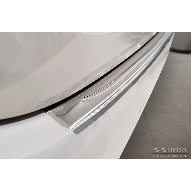 Protection de seuil arrière inox sur mesure pour Toyota Corolla XII Sedan 2019-