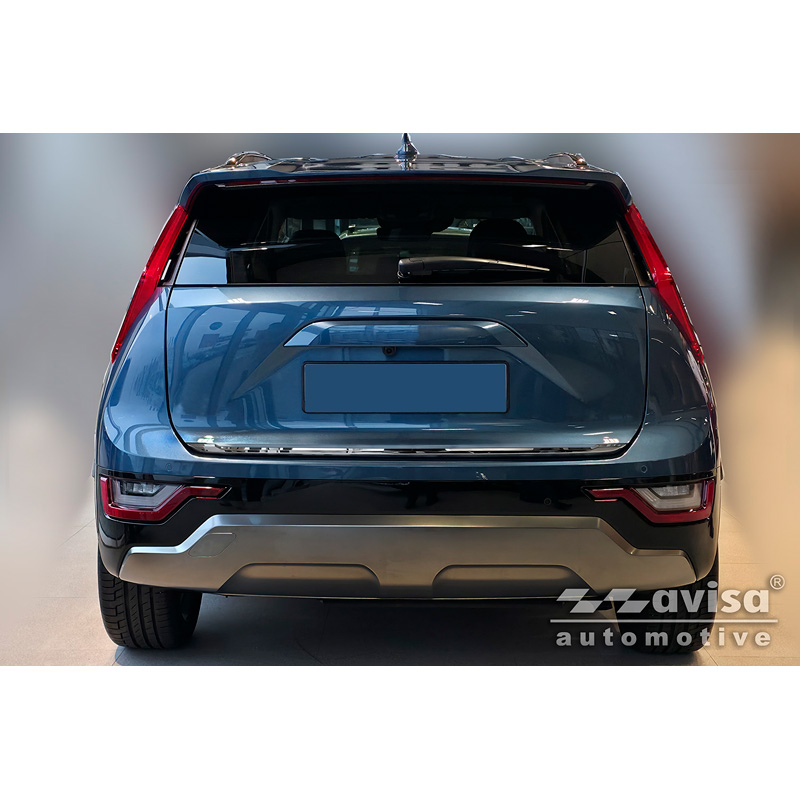 Avisa Revêtement d'habillage du hayon du coffre inox Chrome sur mesure pour Kia Niro II 2022-