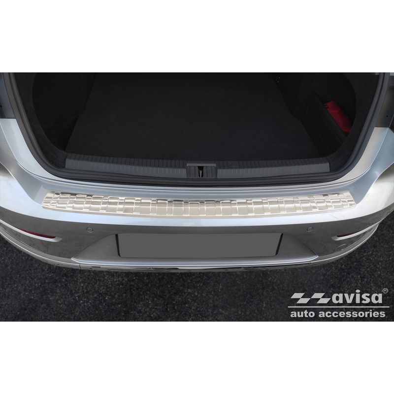 Protection de seuil arrière inox sur mesure pour Volkswagen Arteon Shooting Brake incl. eHybrid 2020- 'Ribs'