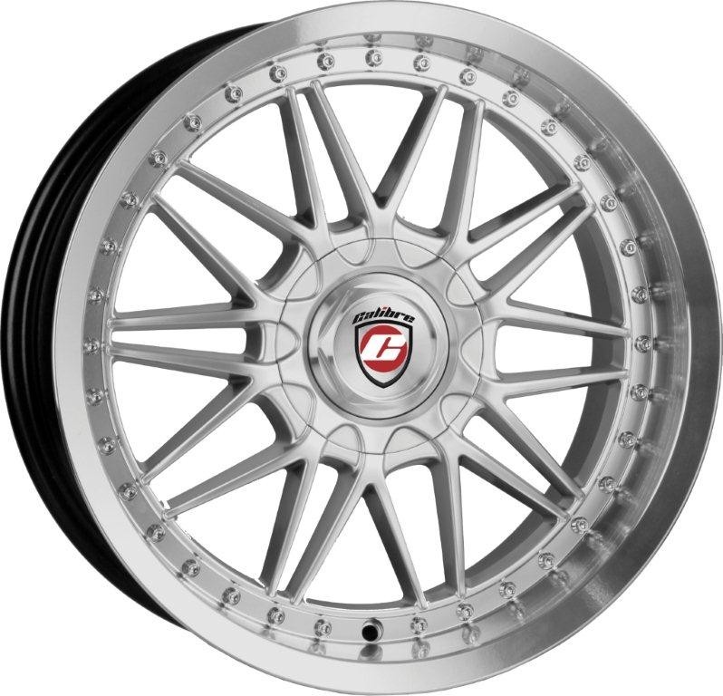 Velgen Calibre Classic 8x17 10x100 Silver/Polished lip