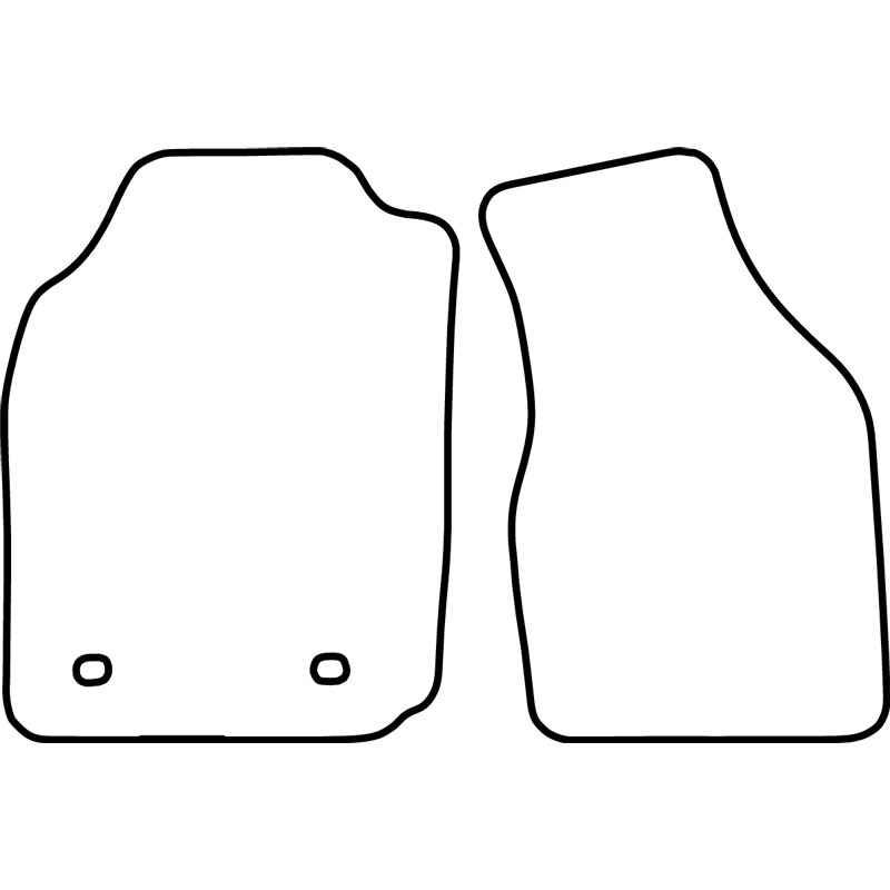 Set de tapis de sol en velours sur mesure pour Ford StreetKa 2003-2008