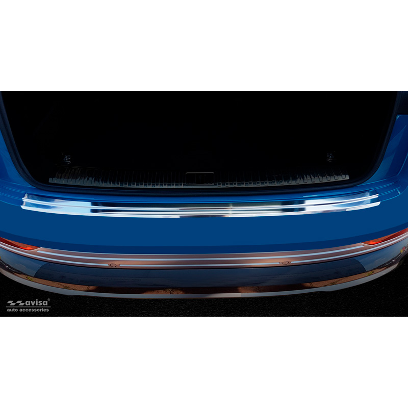 Protection de seuil arrière inox sur mesure pour Audi E-Tron incl. Sportback 2018-