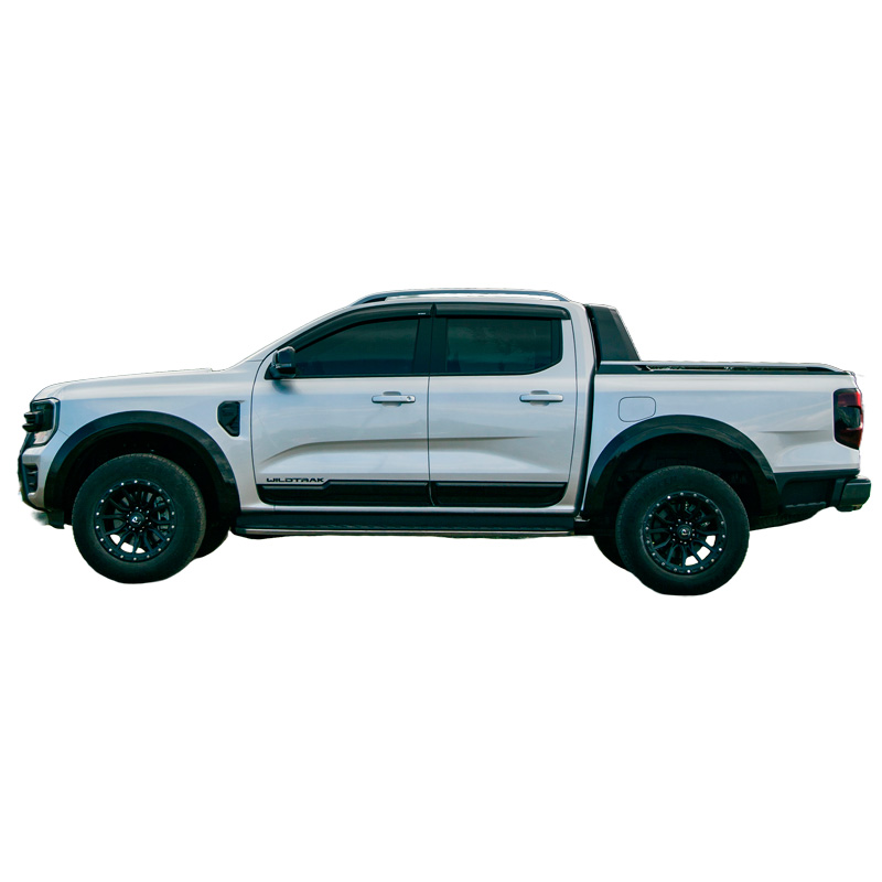 Jeu de baguettes de porte sur mesure pour Ford Ranger T9 2022- - Noir mat