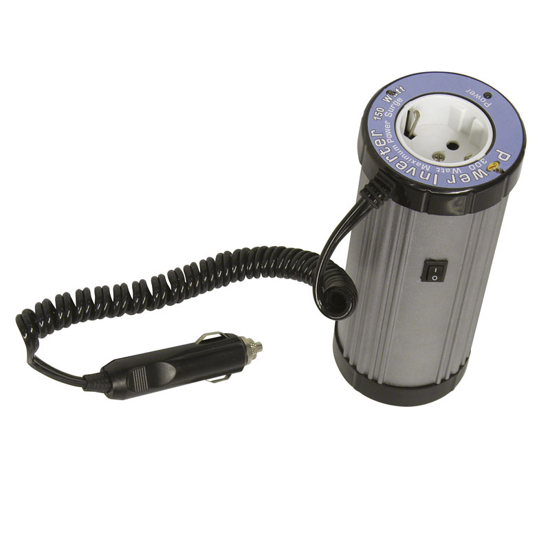 Carpoint Convertisseur de Courant pour Voiture DC/AC 12>230V Modèle Porte-Gobelet