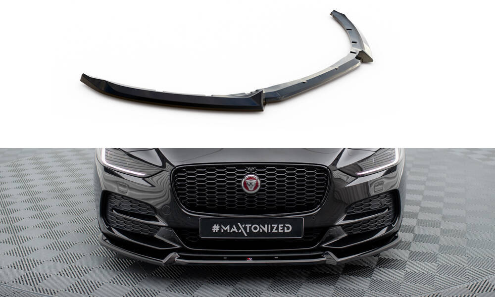 Voorspoiler Jaguar XE X760 FL Maxton Glans Zwart V.2