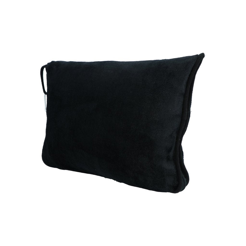 Carpoint Couverture de voyage & Coussin de voyage Noir 2 en 1