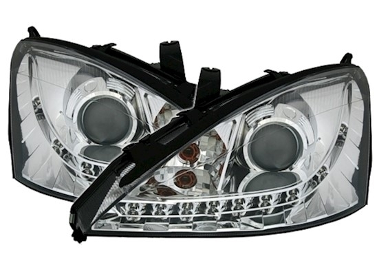 Phares Ford Focus Angel Eyes 98-01 noire
