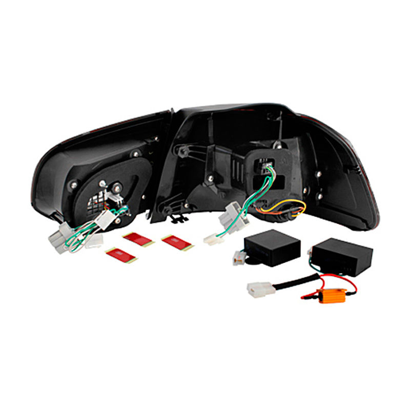 Set de Feux Arrière LED Look-R sur mesure pour Volkswagen Golf VI 2008-2012 excl. Variant - Rouge/Claire