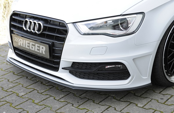 Voorspoiler passend voor Audi A3 8V S-line Rieger