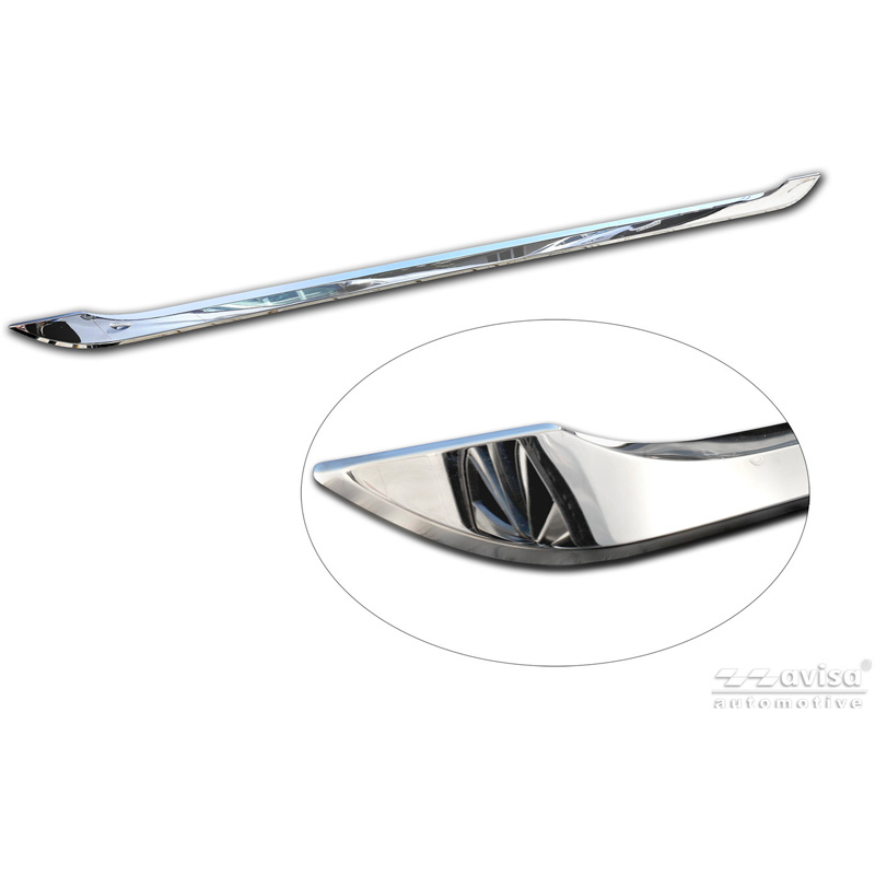 Avisa Revêtement d'habillage du hayon du coffre inox Chrome sur mesure pour BMW Série 3 Touring (G21) M-Sport Facelift 2022-