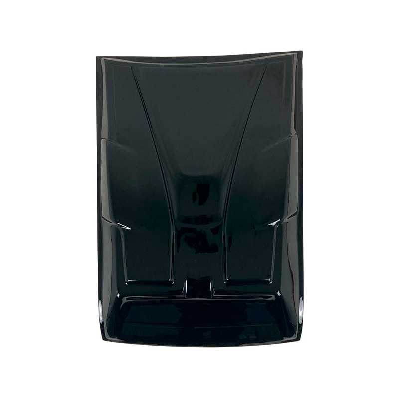 Écope de capot sur mesure pour Nissan Navara NP300 (D23) 2014-2021 - Noir brillant