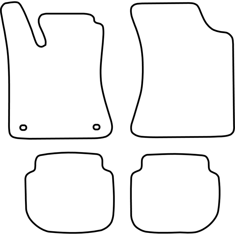 Set de tapis de sol sur mesure pour Volvo 440/460 1987-1997