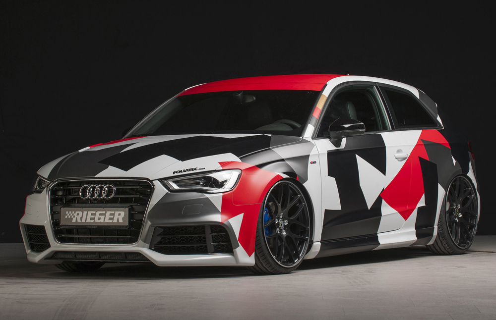 Rieger Zijskirts passend voor Audi A3 8V 2012-