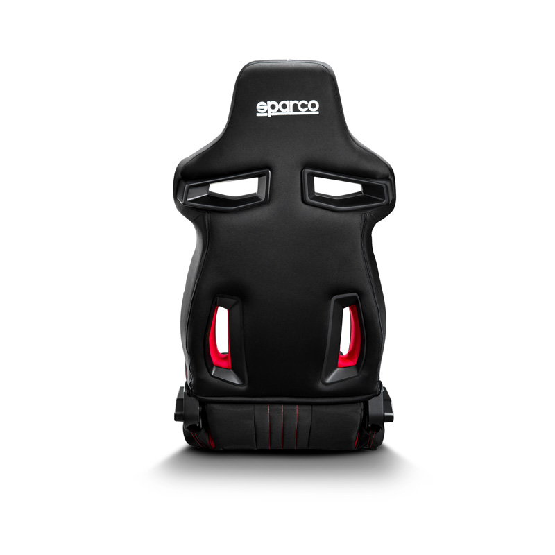 Sparco Siège Baquet R333 - Noir/Rouge - Réglable