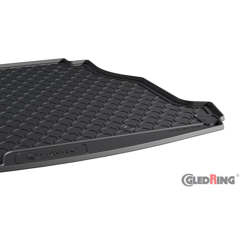 Coquille coffre-arrière Rubbasol (caoutchouc) sur mesure pour Mercedes Classe-C W206 Sedan 2021- excl. Plug-in-Hybrid (avec paquet de coffre incl. filet à gauche)