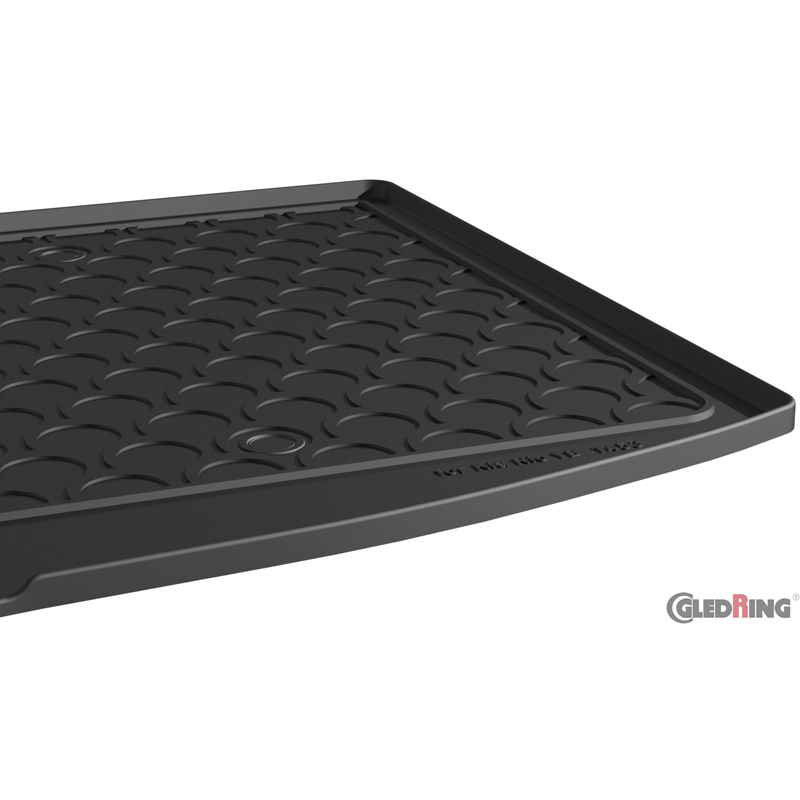 Coquille coffre-arrière Rubbasol (caoutchouc) sur mesure pour Kia Rio (YB) 5-portes 2017- (Sol en bas)