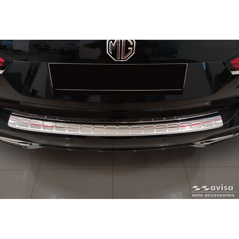 Protection de seuil arrière inox sur mesure pour MG (E)HS Facelift 2020-2023 & Facelift 2023-2024 'British Flag'