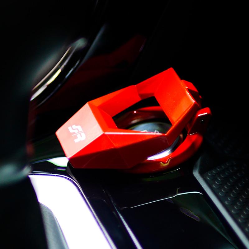 Simoni Racing Protection du Bouton de Démarrage - Rouge - Ø30mm