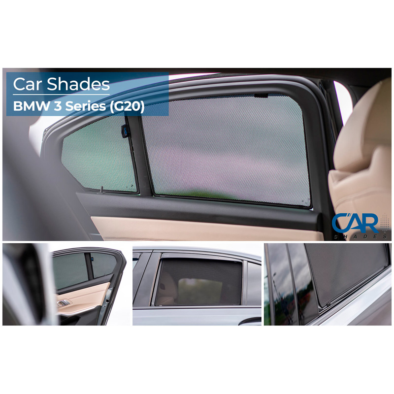 Set de Car Shades sur mesure pour BMW Série 3 G20 Sedan 2019- (6-pièces)