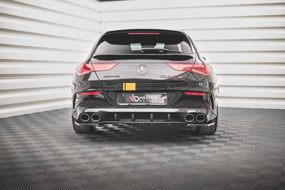 Diffuser Mercedes AMG CLA 35/45 C118 Maxton Design glans zwart