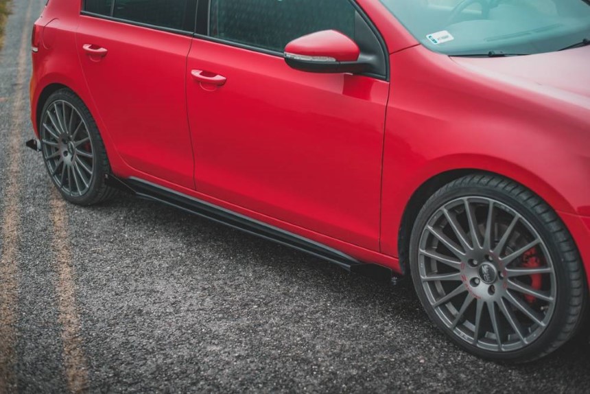 Opzetstuk zijskirts VW Golf 6 GTI Maxton Design duurzaam