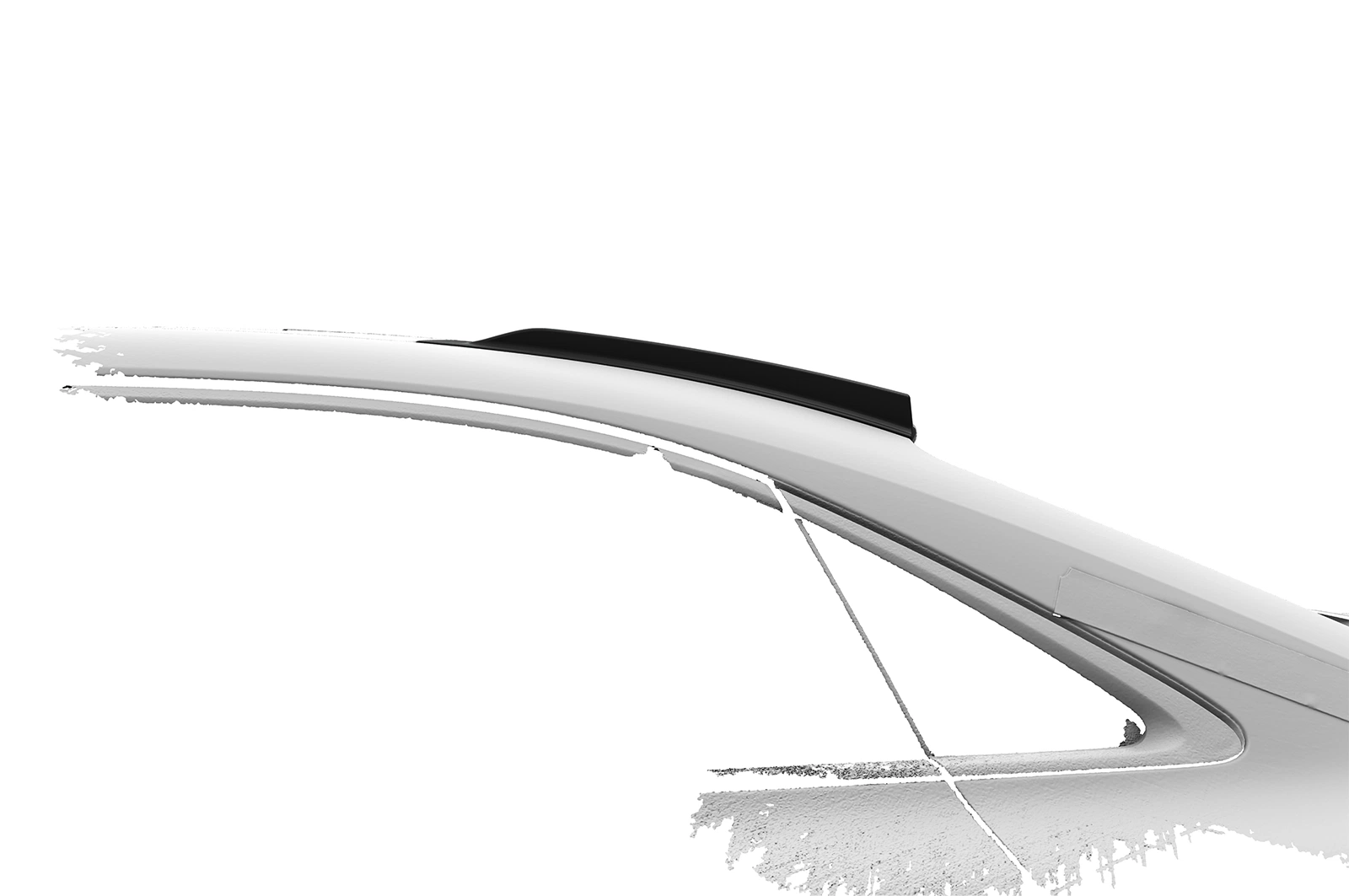 Becquet de toit sur mesure pour Audi A3/S3/RS3 (8Y) Sportback 2020-2024 - Noir brillant