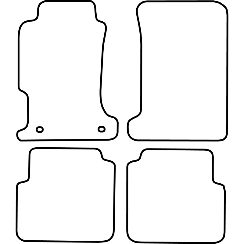 Set de tapis de sol sur mesure pour Honda Accord 1993-1998