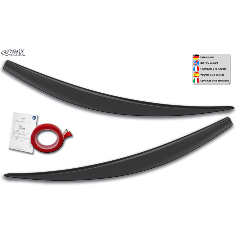Spoilers de phares sur mesure pour Ford C-Max Facelift 2015-2019 (ABS)