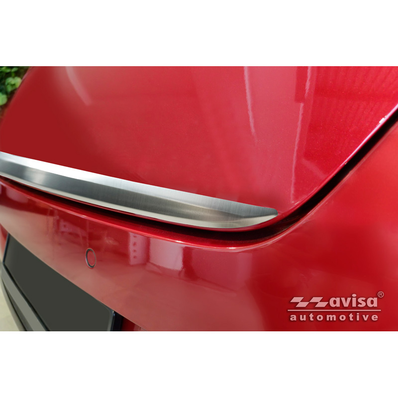 Avisa Revêtement d'habillage du hayon du coffre inox brossé sur mesure pour Mercedes CLA Shooting Brake (X118) 2019-