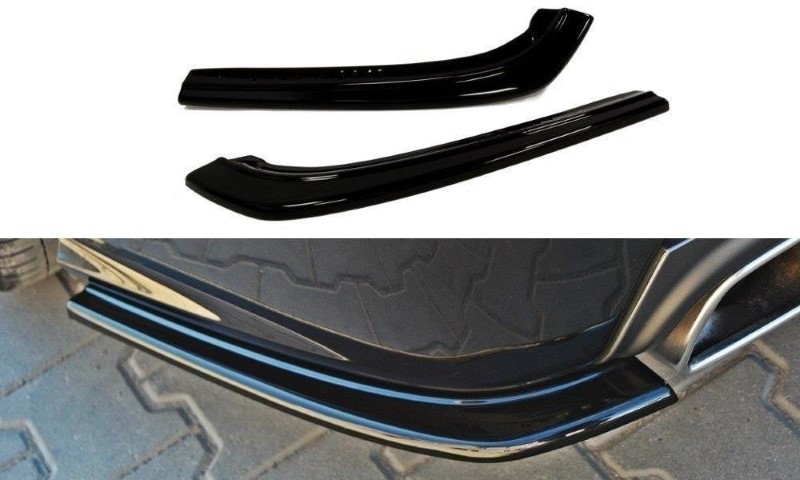 Achterzijde Spoilers Audi A8 W12 D3 Glanzend Zwart